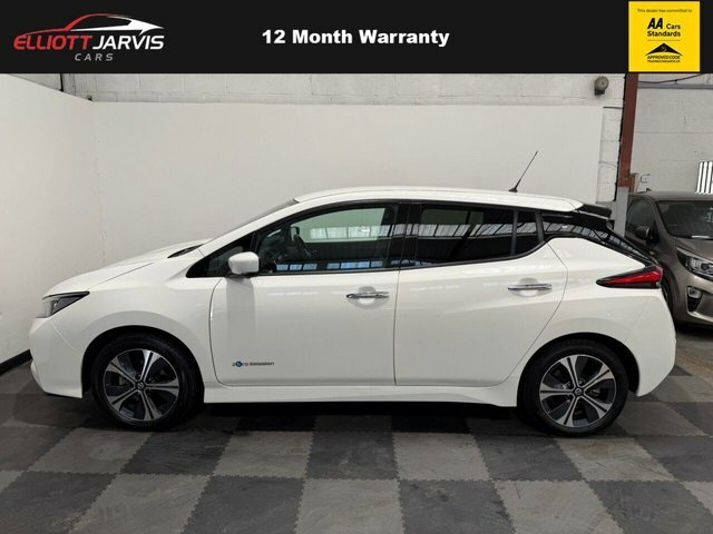 Nissan Leaf 62Kwh E Tekna Hatchback 217 Ps WF20CYX White #4