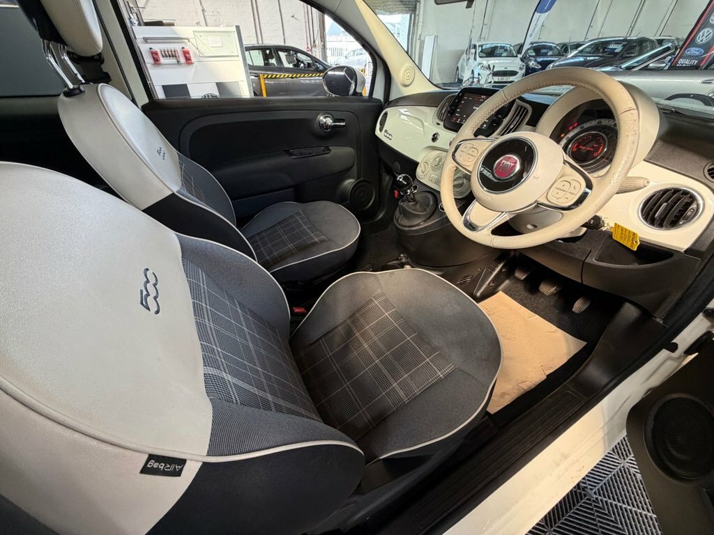 Fiat 500 1.2L Lounge PF68RYR White #3