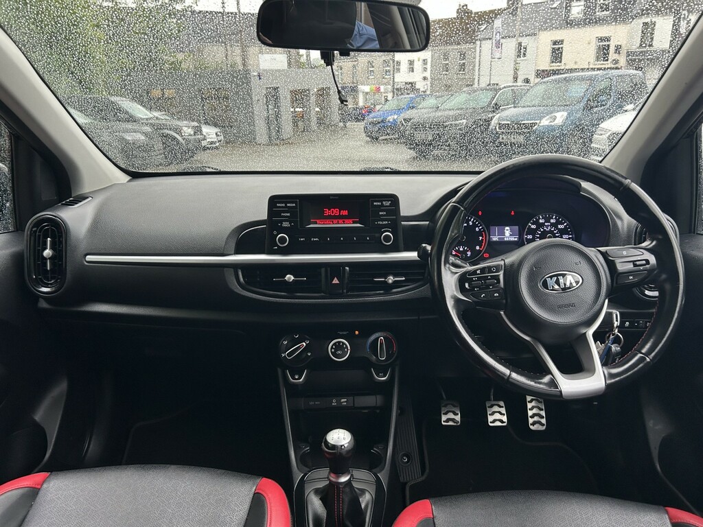 Kia Picanto Hatchback 1.0 Gt-line 2017 WG67AXB Black #4