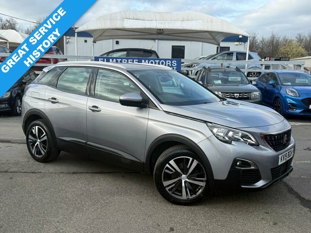 Peugeot 3008 1.5 Eco Turbo Blue Hdi Active Edition 5 D Grey