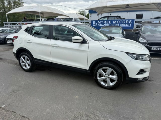 Nissan Qashqai 1.3 Dig-t Acenta Premium Suv Manua KE69HCZ White #6
