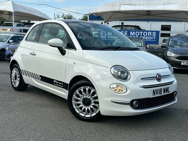 Fiat 500 1.2 Lounge Edition Hatchback NV18WML White #5
