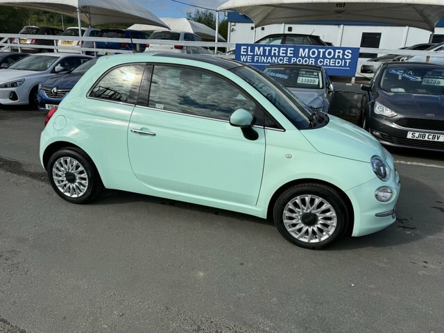 Fiat 500 1.2 Lounge Edition Hatchback PJ67UMY Green #6