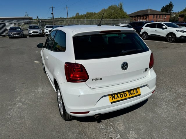 Volkswagen Polo 1.2 Tsi Bluemotion Tech Hatchback NX66NZA White #5