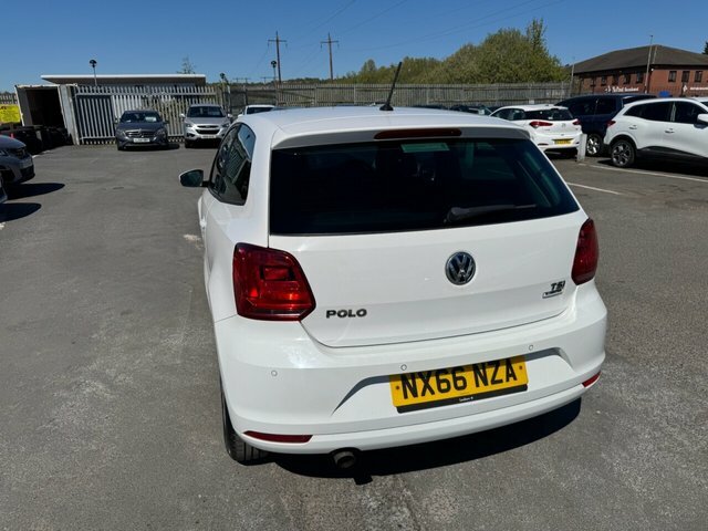 Volkswagen Polo 1.2 Tsi Bluemotion Tech Hatchback NX66NZA White #6