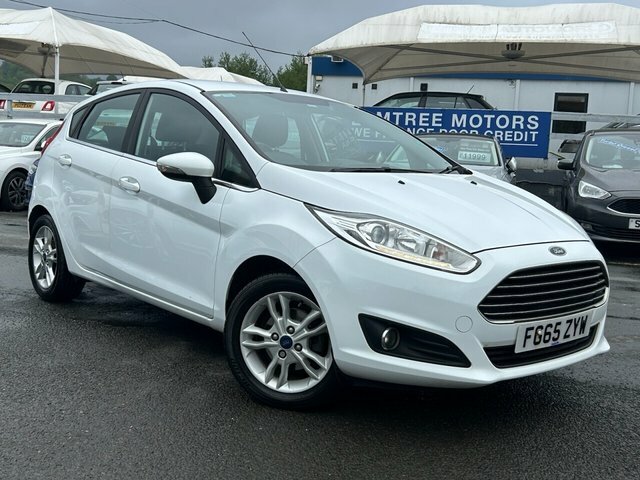 Ford Fiesta 1.2 Zetec Hatchback Euro 6. FG65ZYW White #3