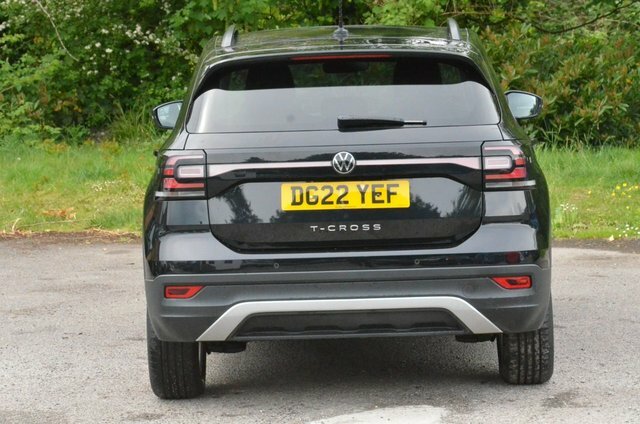 Volkswagen T-Cross Tsi Active Suv DG22YEF Black #4