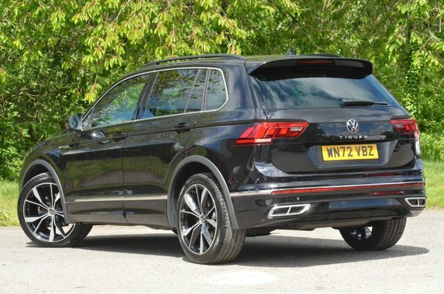 Volkswagen Tiguan Tsi R-line Suv WN72VBZ Black #3