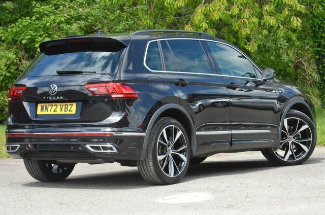 Volkswagen Tiguan Tsi R-line Suv WN72VBZ Black #5