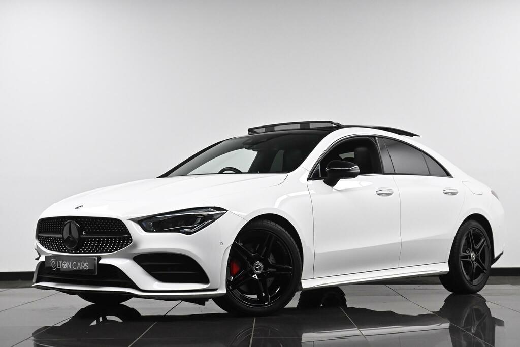 Mercedes-Benz CLA Class 1.3 Cla200 Amg Line Premium Plus 2 Coupe 7G-dct White #2