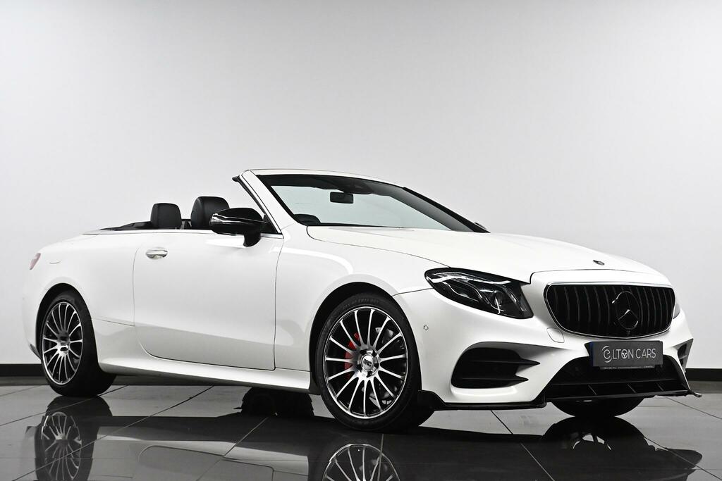 Mercedes-Benz E Class 2.0 E220d Amg Line Premium Plus Cabriolet G-tron White