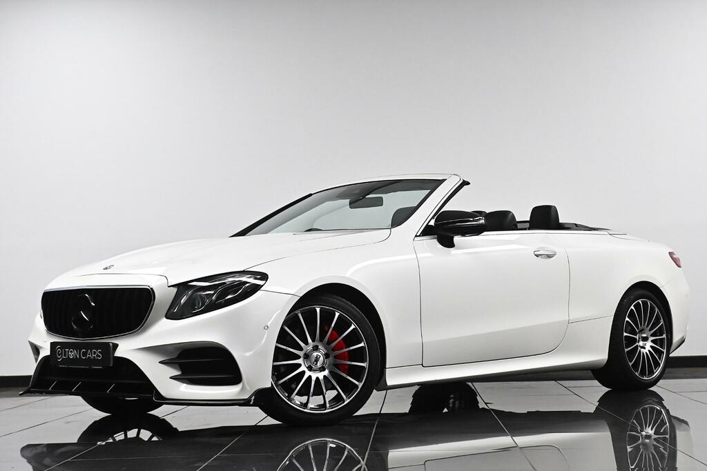 Mercedes-Benz E Class 2.0 E220d Amg Line Premium Plus Cabriolet G-tron White #2
