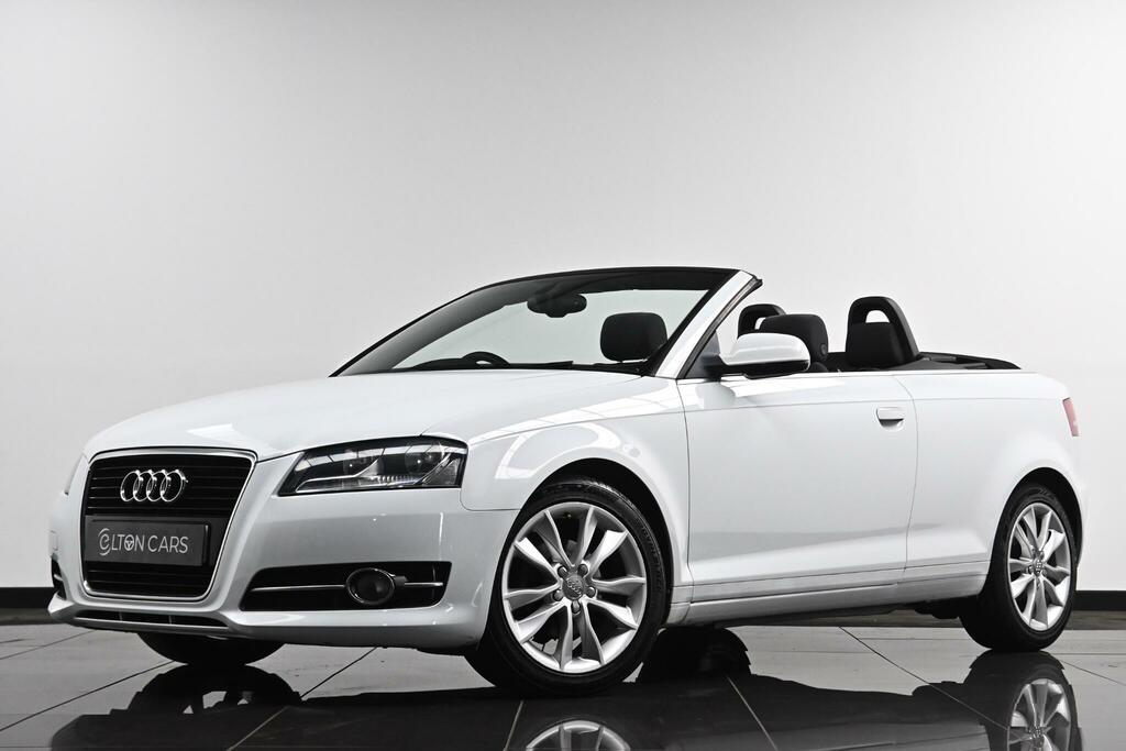 Audi A3 Cabriolet 1.6 Tdi Sport Euro 5 Ss White #2