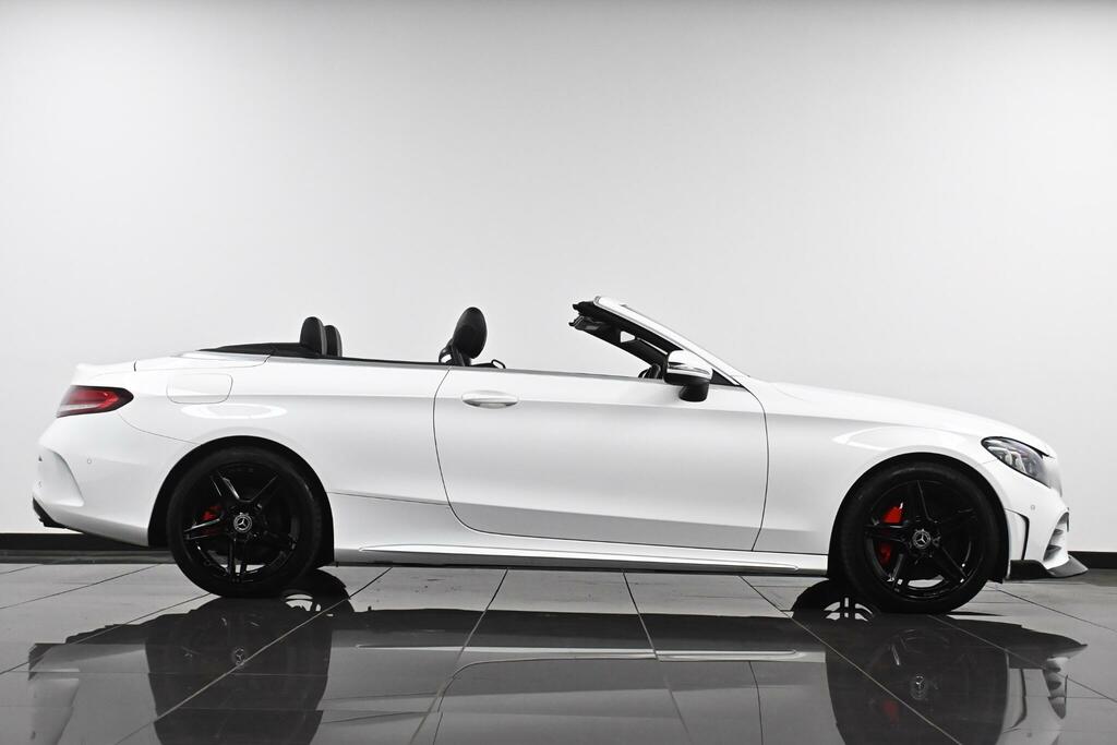 Mercedes-Benz C Class 2.0 C300d Amg Line Premium Cabriolet G-tronic E  White #6