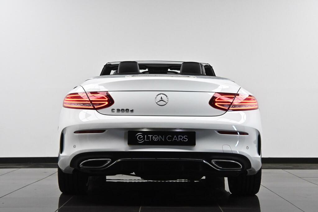 Mercedes-Benz C Class 2.0 C300d Amg Line Premium Cabriolet G-tronic E  White #4