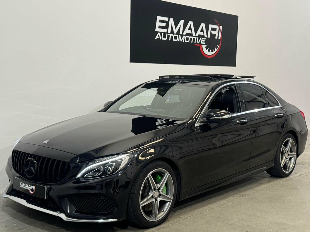 Mercedes-Benz C Class 2.1 C300h Bluetec Amg Line G-tronic Euro 6 Ss Black #2
