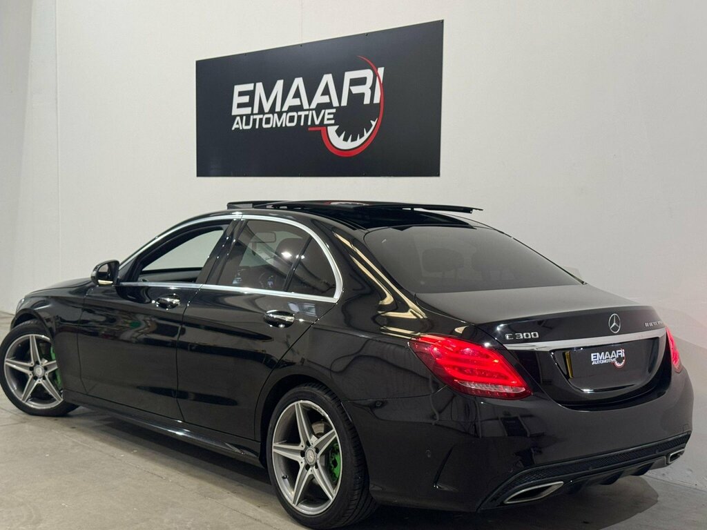 Mercedes-Benz C Class 2.1 C300h Bluetec Amg Line G-tronic Euro 6 Ss Black #3