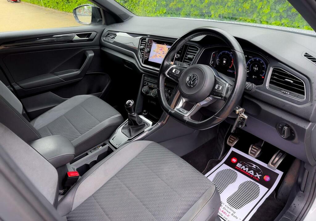 Volkswagen T-Roc 1.6 Tdi R-line Euro 6 Ss 201919 AR19RUA Silver #3