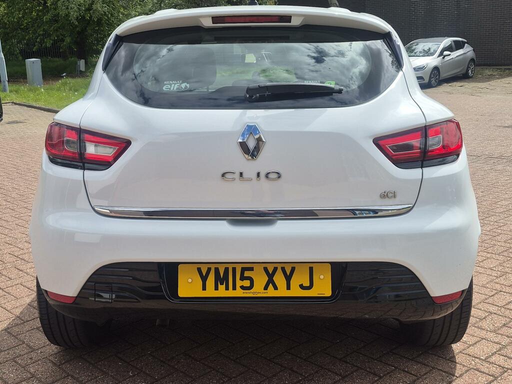 Renault Clio 1.5 Dci Dynamique Medianav Hatchback Ma YM15XYJ White #5