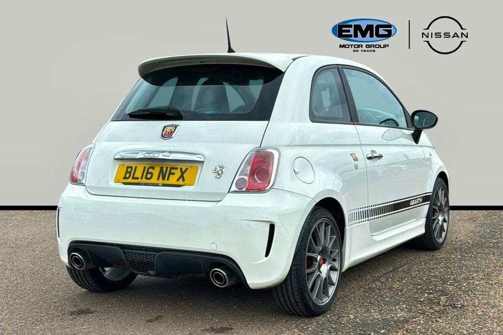 Abarth 595 1.4 T Jet Trofeo Hatchback White #6