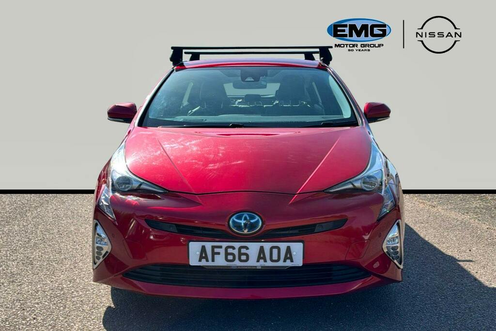 Toyota Prius 1.8 Vvt H Excel Hatchback Hybrid Cvt AF66AOA Red #2