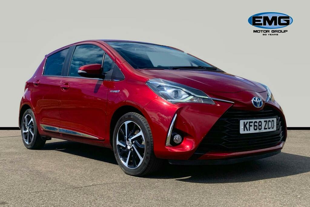 Toyota Yaris 1.5 Vvt H Excel Hatchback Hybrid E Cvt Red