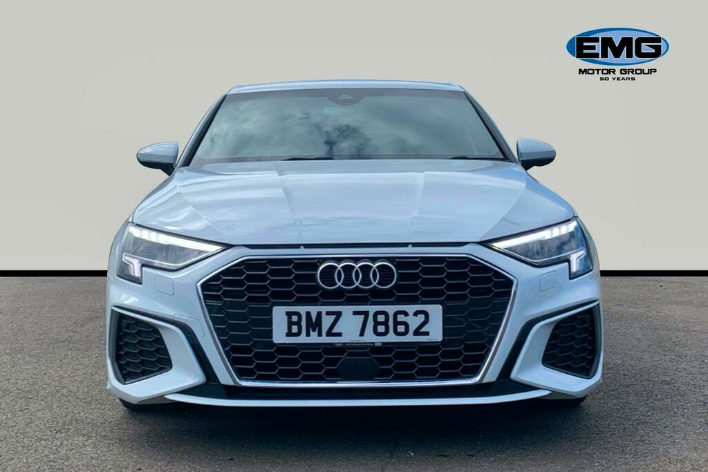 Audi A3 1.0 Tfsi 30 S Line Sportback S Tronic BMZ7862 White #2
