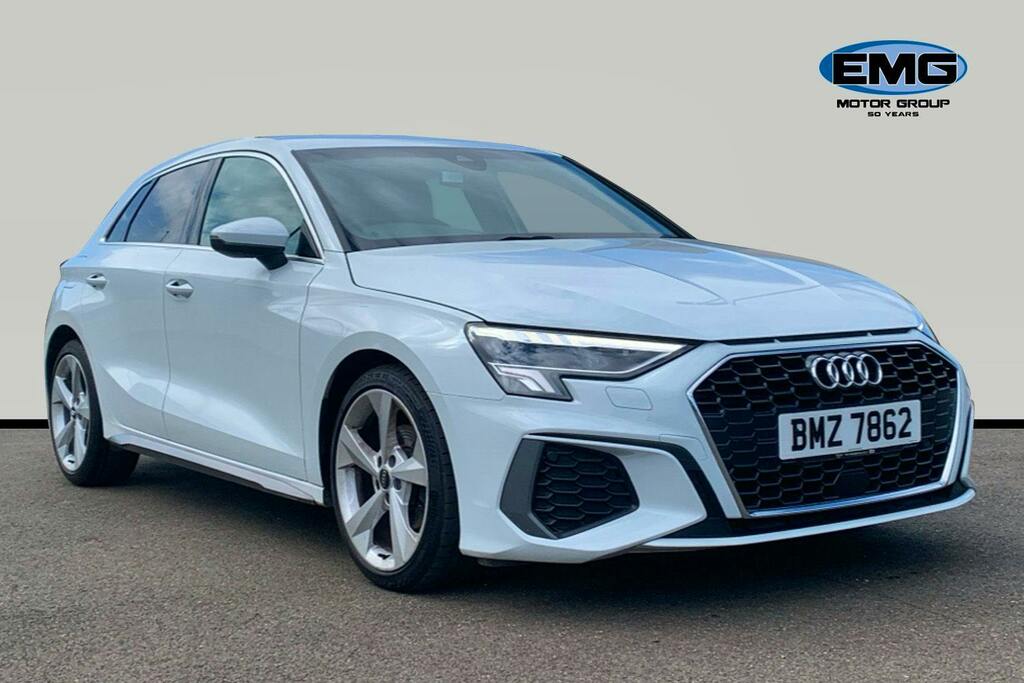 Audi A3 1.0 Tfsi 30 S Line Sportback S Tronic White
