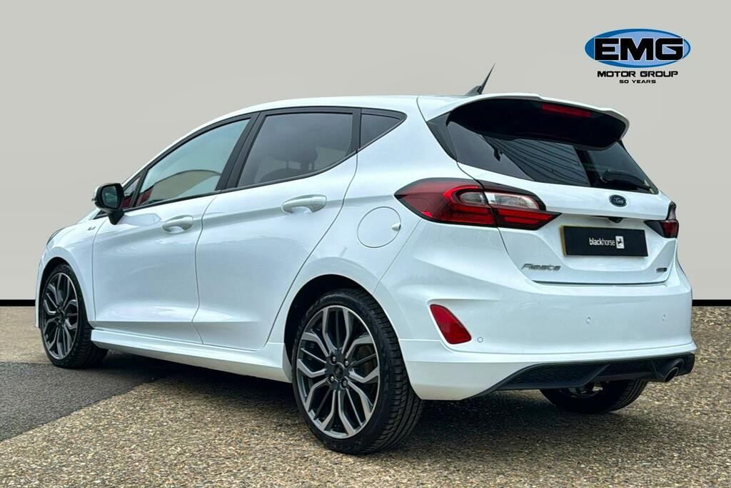 Ford Fiesta 1.0T Ecoboost Mhev St Line X Edition Hatchback SY23HKN White #4