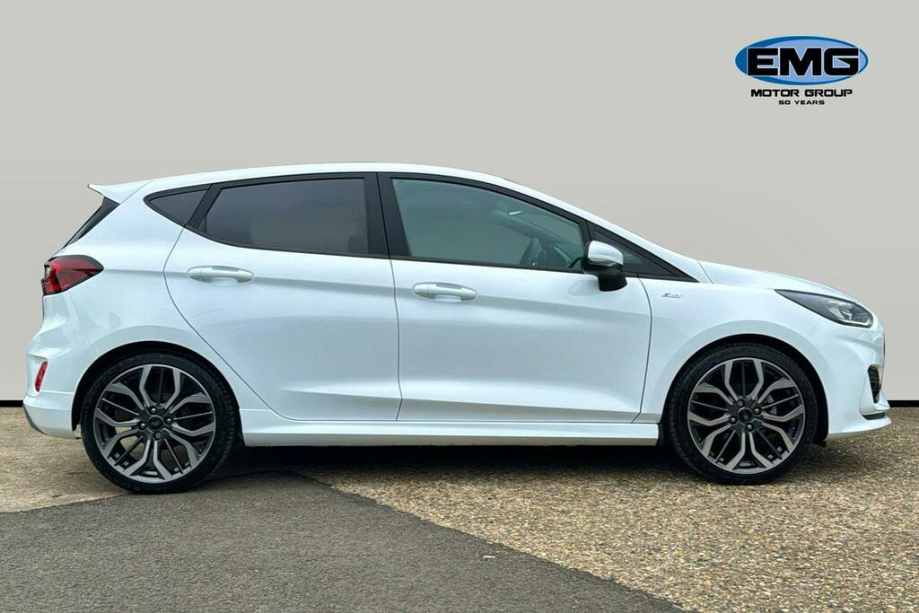 Ford Fiesta 1.0T Ecoboost Mhev St Line X Edition Hatchback SY23HKN White #3