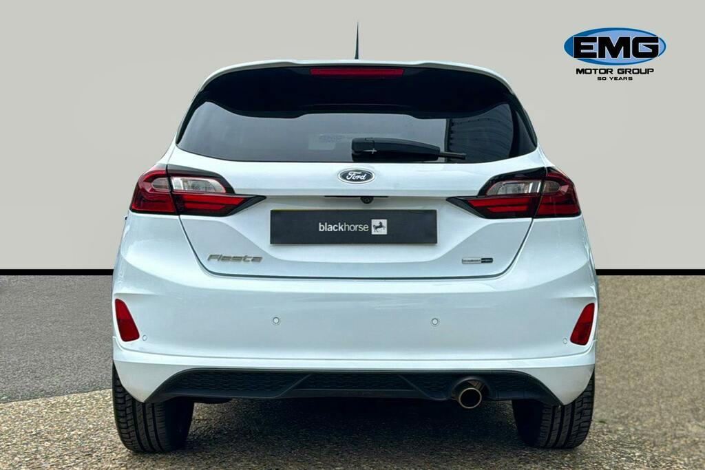 Ford Fiesta 1.0T Ecoboost Mhev St Line X Edition Hatchback SY23HKN White #5