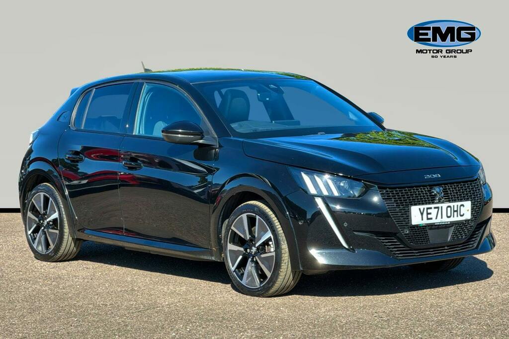 Peugeot e-208 50Kwh Gt Hatchback Black