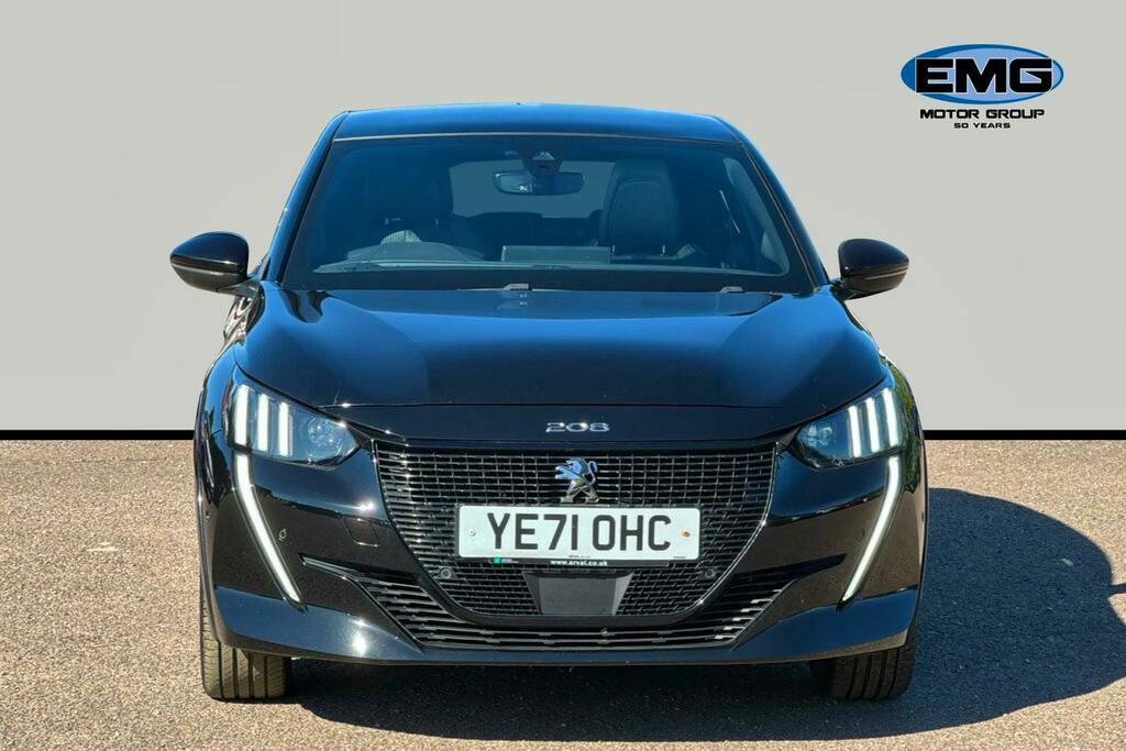 Peugeot e-208 50Kwh Gt Hatchback YE71OHC Black #2