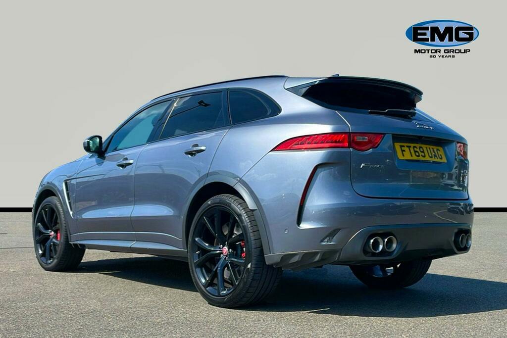 Jaguar F-Pace 5.0 V8 Svr Suv Quickshift Awd Ss FT69UAG Silver #4