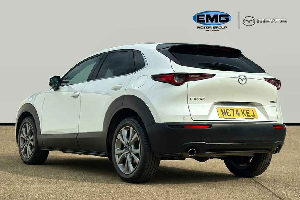 Mazda CX-30 2.5 E Skyactiv G Mhev Exclusive Line Suv Petro MC74KEJ White #4