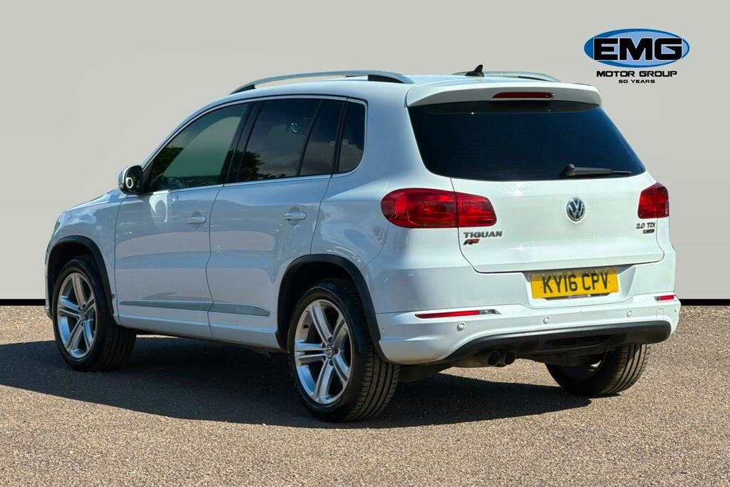 Volkswagen Tiguan 2.0 Tdi Bluemotion Tech R Line Edition Suv Die KY16CPV White #4