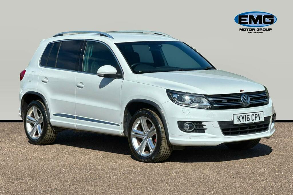 Volkswagen Tiguan 2.0 Tdi Bluemotion Tech R Line Edition Suv Die White