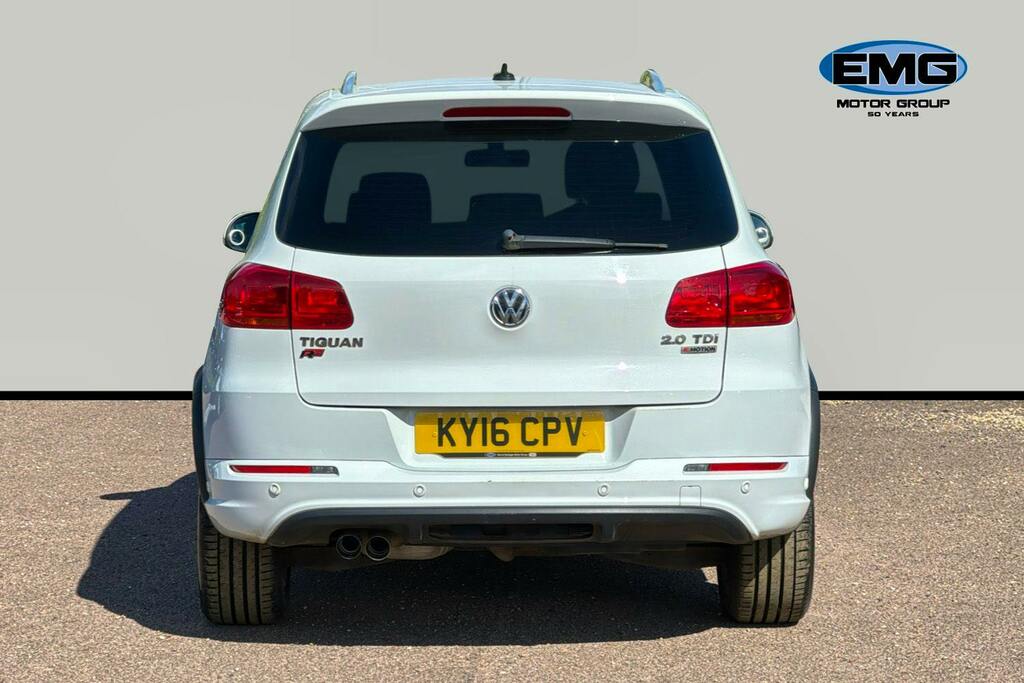 Volkswagen Tiguan 2.0 Tdi Bluemotion Tech R Line Edition Suv Die KY16CPV White #5