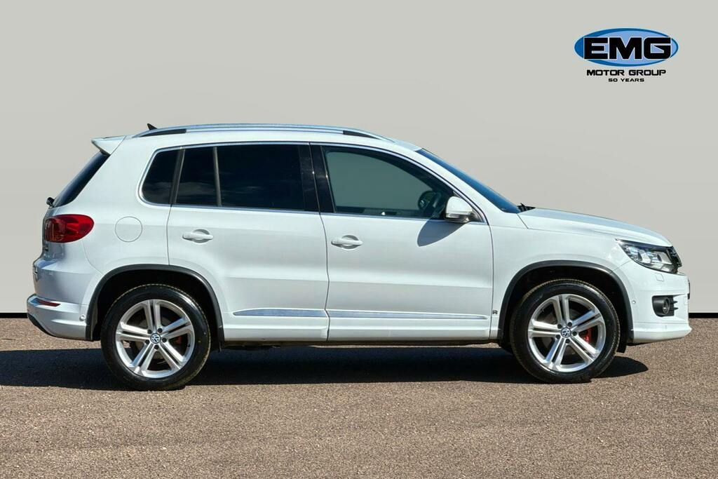 Volkswagen Tiguan 2.0 Tdi Bluemotion Tech R Line Edition Suv Die KY16CPV White #3