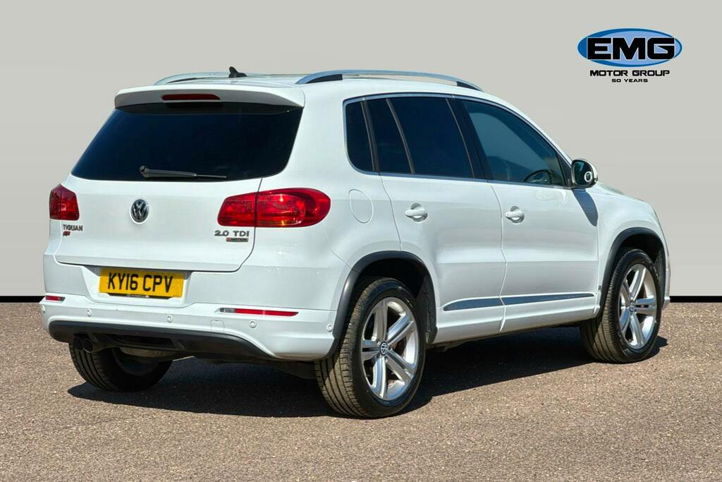 Volkswagen Tiguan 2.0 Tdi Bluemotion Tech R Line Edition Suv Die KY16CPV White #6