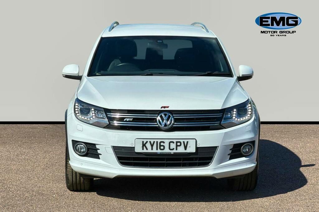 Volkswagen Tiguan 2.0 Tdi Bluemotion Tech R Line Edition Suv Die KY16CPV White #2
