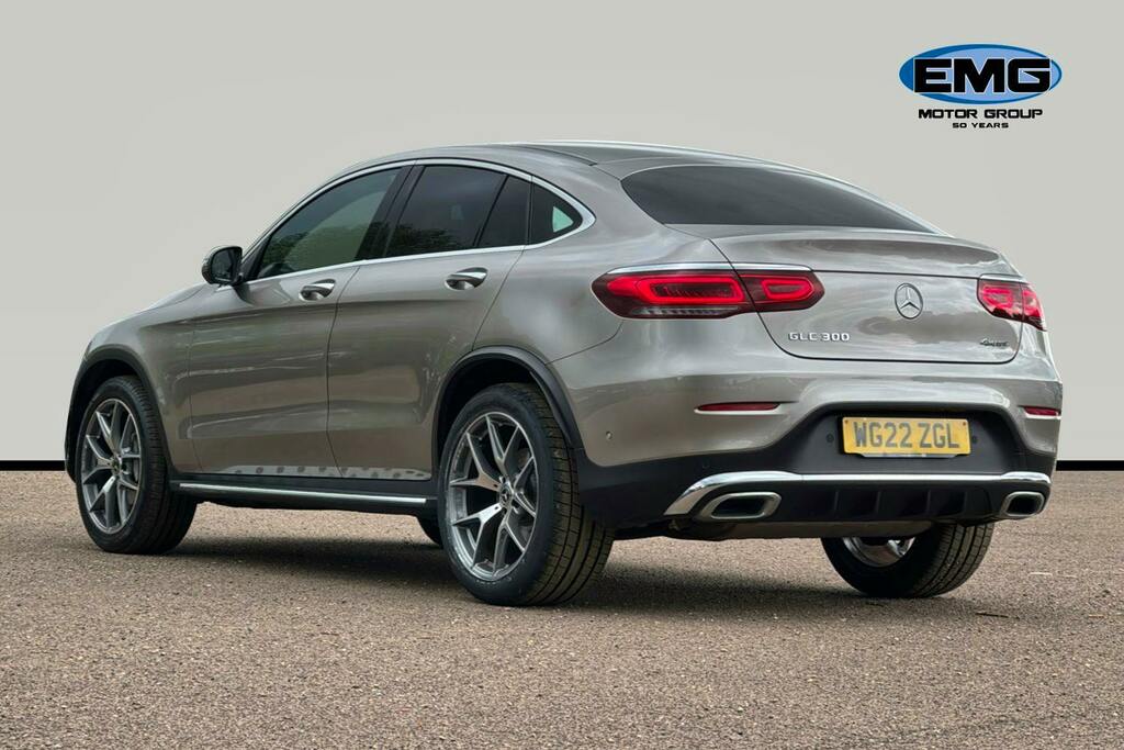 Mercedes-Benz GLC Class 2.0 Glc300h Mhev Amg Line Premium Plus Coupe WG22ZGL Silver #4