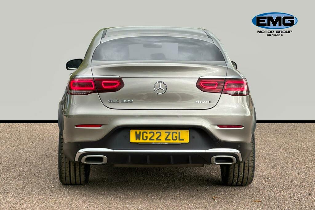 Mercedes-Benz GLC Class 2.0 Glc300h Mhev Amg Line Premium Plus Coupe WG22ZGL Silver #5