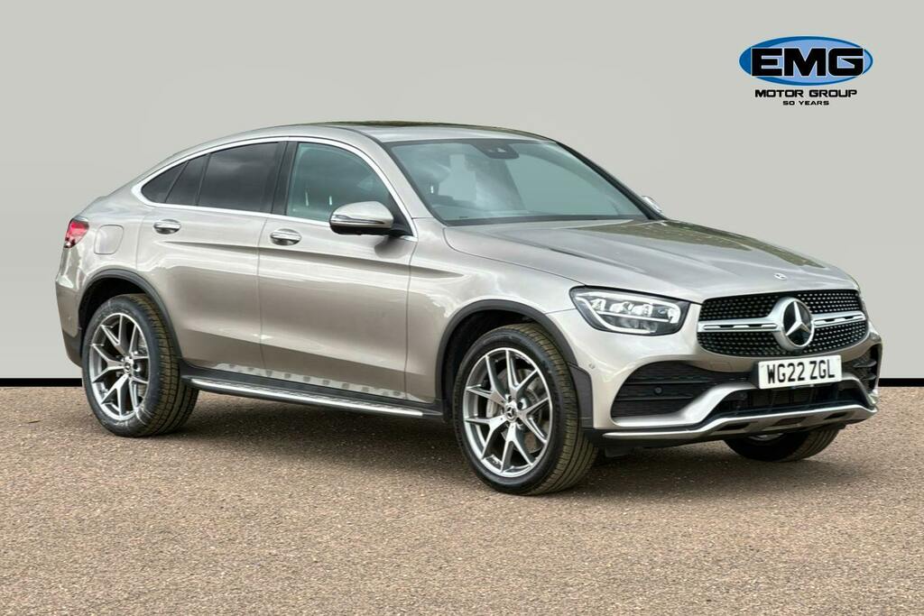 Mercedes-Benz GLC Class 2.0 Glc300h Mhev Amg Line Premium Plus Coupe Silver