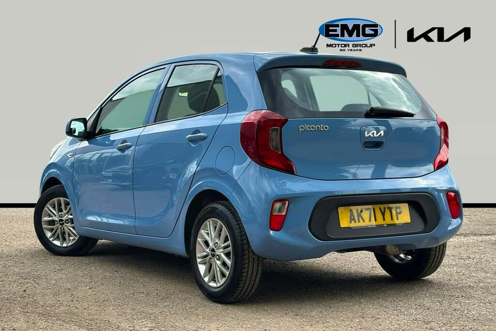 Kia Picanto 1.0 Dpi 2 Hatchback Amt Ss AK71YTP Blue #4