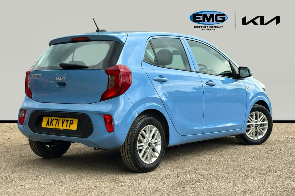 Kia Picanto 1.0 Dpi 2 Hatchback Amt Ss AK71YTP Blue #6