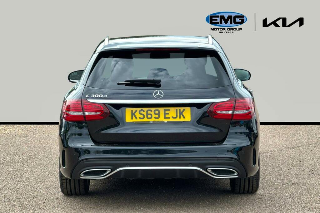 Mercedes-Benz C Class 2.0 C300d Amg Line Estate G Tronic Plus KS69EJK Black #5