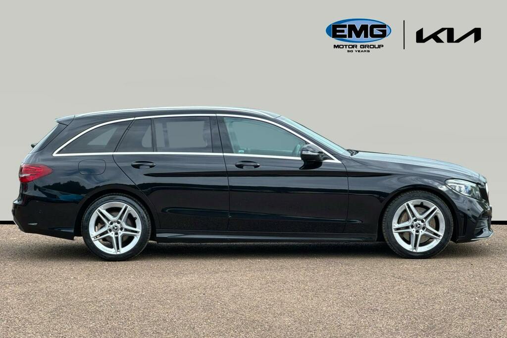 Mercedes-Benz C Class 2.0 C300d Amg Line Estate G Tronic Plus KS69EJK Black #3