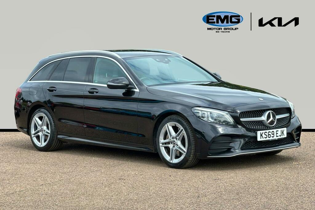 Mercedes-Benz C Class 2.0 C300d Amg Line Estate G Tronic Plus Black