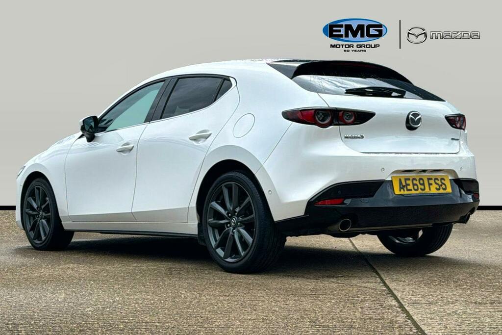 Mazda 3 2.0 Skyactiv G Mhev Gt Sport Tech Hatchback Pe White #4